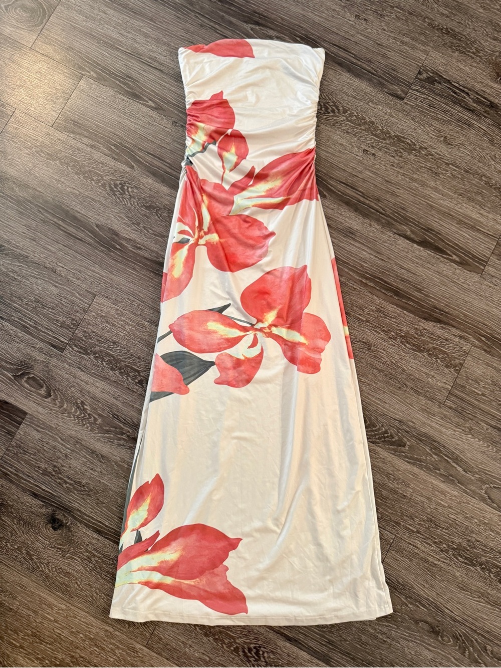 Peppermayo Bellanca Strapless Maxi Dress Siena Floral